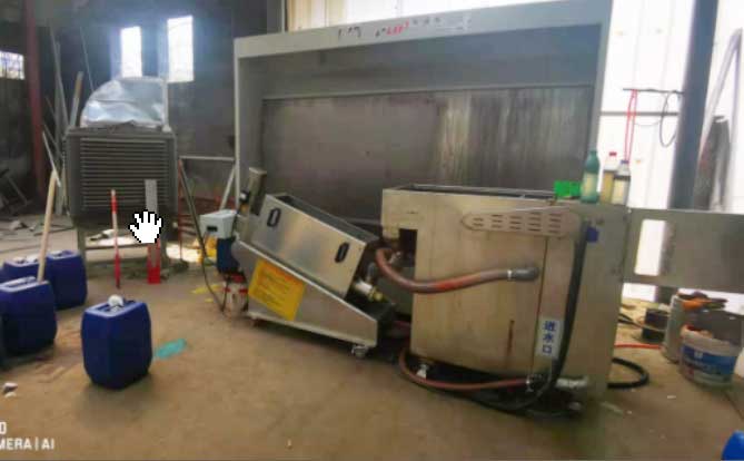 噴漆房水簾噴漆柜廢水怎么處理？